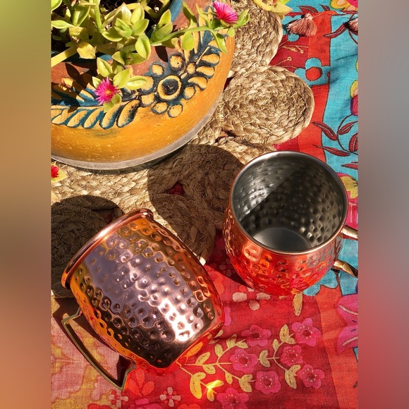 Pair of Moscow Mule Copper Mugs - Picture 7 of 10